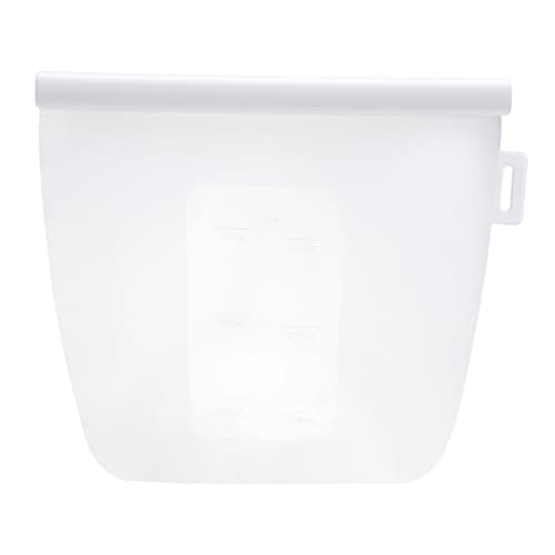 Uncle yang Silikon Lebensmittelbeutel – Wiederverwendbare Aufbewahrungstasche aus BPA-freiem Silikon, luftdicht & auslaufsicher, 500ml/1000ml/1500ml, ideal für Küche, Gefrierschrank, Reisen (1500ml) - Öko