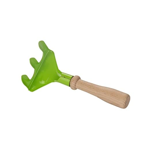 EverEarth Handrechen aus nachhaltigem Holz – Kinder-Gartengerät für spielerisches Gärtnern – Umweltfreundlich und robust für kleine Gärtner – EE33640 Öko