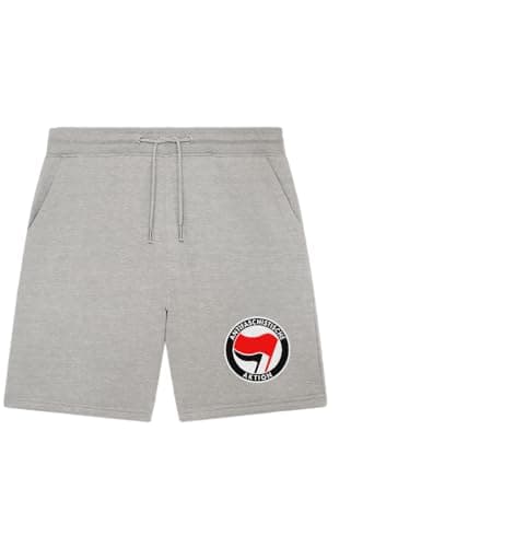 Generisch Antifaschistische Aktion Logo - Organic Jogger Shorts Kurze Hosen gegen Rechts Bio