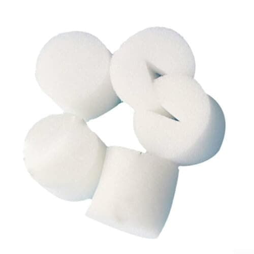 Nachhaltige Gartengeräte Set mit 50 Netzbechern mit passenden Schwammblöcken Öko