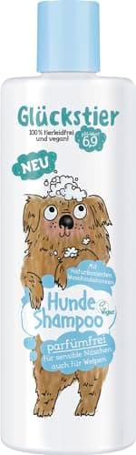 Glückstier Hundeshampoo parfümfrei 250 ml, für Welpen und Sensible Hundenasen (1 St.) - Öko