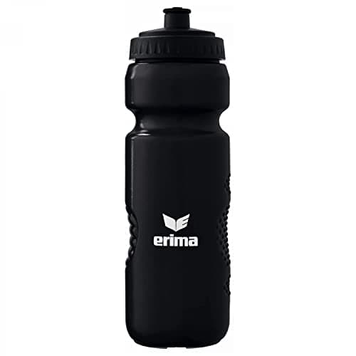 Erima Unisex – Erwachsene Zubehör Team Trinkflasche (7242201), schwarz, 1
