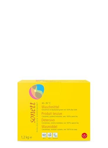 Sonett Waschmittel Pulver Konzentrat, 1.2 kg Bio