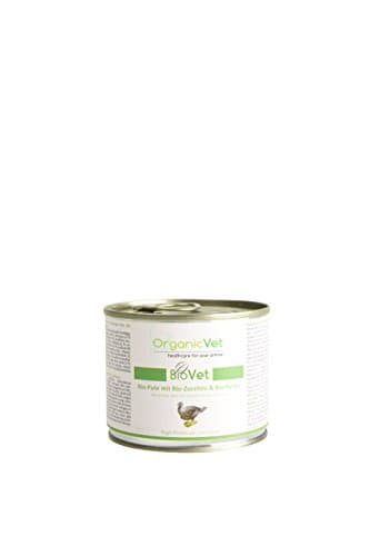 OrganicVet Katze Nassfutter BioVet Bio-Pute mit Bio-Kürbis, 6er Pack (6 x 200 g) Bio