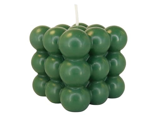 candlery | Bubble Candle | 100% Rapswachs | Vegan&Handmade | Design-Kerzen | Made in Germany | Kerzenmanufakur aus dem Münsterland (1, Dunkelgrün) Öko Vegan