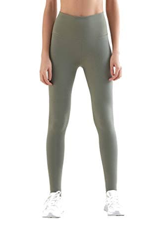Roots Organics Damen Sport Leggings Bio-Baumwolle Pilates Yogahose T1300 (M, hellgrün) - Bio - Öko
