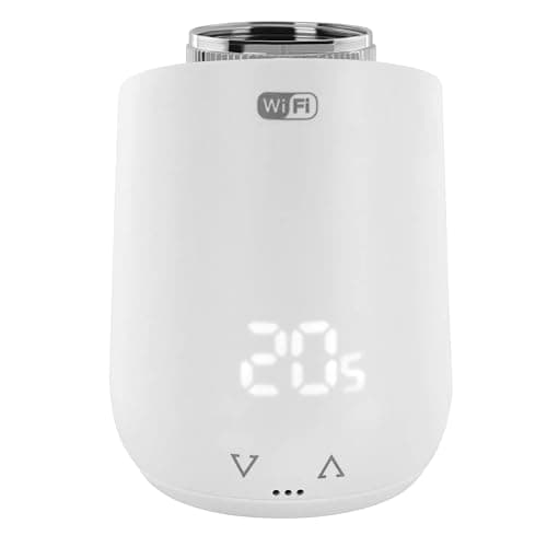 Eurotronic 700200 Comet Wifi 2021 Heizkörperthermostat (Heizen per WLAN, mit Alexa kompatibel, Thermostat zur Regulation der Raumtemperatur von unterwegs, Smart Home Zubehör zum Sparen von Heizkosten)