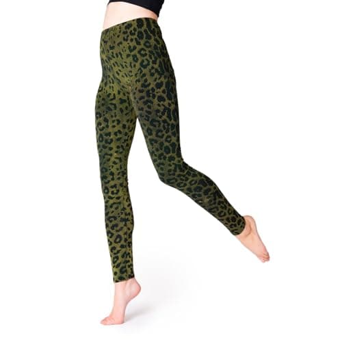 PANASIAM Leggings Leo, Green, L Öko Vegan