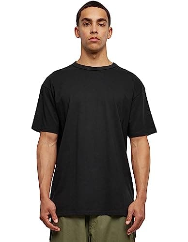 Urban Classics Herren Organic Basic Tee T-Shirt, Black (Black 00007), XL Bio Öko