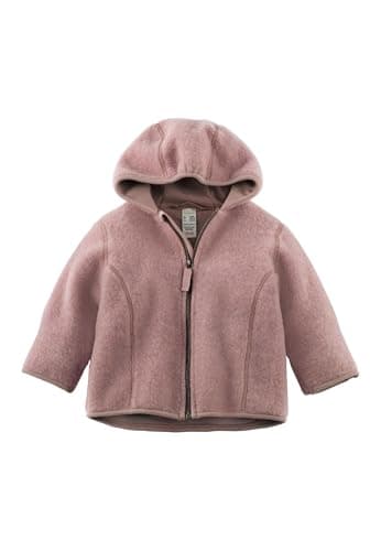 hessnatur Jacke Mädchen und Jungen Unisex Wollfleece aus Reiner Bio-Merinowolle | nachhaltig und fair hergestellt (Fair Wear Foundation) Bio Öko