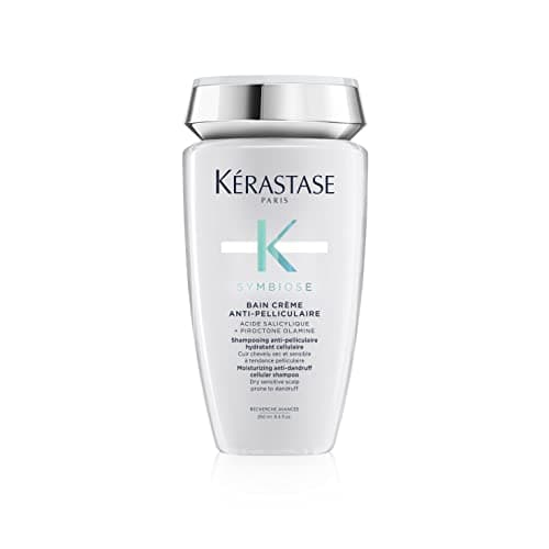 Kérastase Symbiose, Feuchtigkeitsspendendes Anti-Schuppen Shampoo, Für trockene und empfindliche Kopfhaut, Ohne Sulfate und Silikone, Bain Crème Anti-Pelliculaire, 250 ml Bio Öko