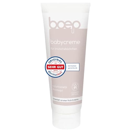 boep Babycreme | Vegane Naturkosmetik Gesichtscreme für Babys & Kinder | Empfohlen von Hebammen | Mit Bio Calendula, Bio Sheabutter & Mandelöl | Entwickelt von einer Ärztin & Mama (100 ml) Bio Vegan