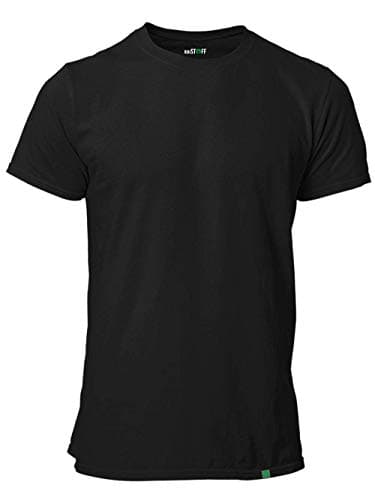 RohStoff 5er Pack Herren T-Shirt Bio, Fair, Vegan Schwarz Gr. M Bio Vegan