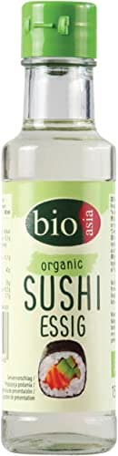 Bioasia Bio Sushi Essig – Essig zum Würzen und Verfeinern von Sushi Reis – Vegan – 1 x 150 ml Bio Vegan