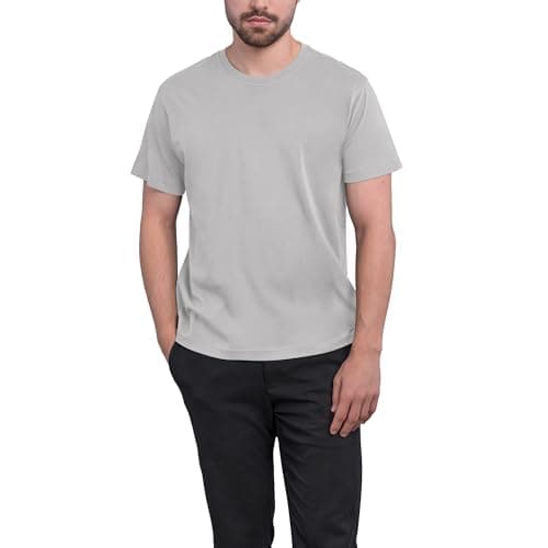 HRM Herren Heavy Luxury Roundneck Tee I Fair Trade T-Shirt Herren mit Rundhalsausschnitt I Nachhaltig & aus 100% Bio-Baumwolle Bio Öko