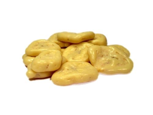 Müsli Mühle Bananenchips in weißer Schokolade | Edle Knabberei aus Bio-Bananen ohne Zusatzstoffe | Ideal für Müsli, Desserts & bewussten Genuss | Bio-zertifiziert & nachhaltig verpackt | 250g Bio Öko