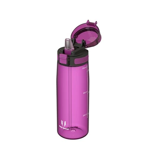 Super Sparrow Trinkflasche - 750ml - TouchSip Wasserflasche - BPA-frei - Ideale Sportflasche - Strohhalm Tritan Flasche für Sport, Outdoor und Camping - Leicht, Nachhaltig Öko