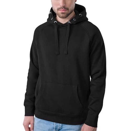 HRM Unisex Premium Raglan Hoody I Fair Trade Hoodie Frauen & Männer, 320 g/m² I Aus 70% Baumwolle & 30% recyceltem Polyester Öko