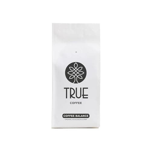 TRUE Coffee - Coffee Balance Bio Fairtrade 500 g gemahlen für Frenchpress, säurearmer Kaffee - nachhaltiger und handgerösteter Spezialitätenkaffee Bio Öko