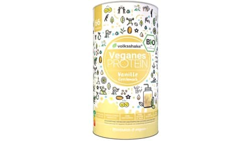 BIO Protein vegan | Vanille | DE-ÖKO-006 | 10 pflanzliche Proteinquellen | Ohne Süßungsmittel | Ohne Soja & Gluten | Premiumqualität vom Bodensee | Made in Germany (1000g, Vanille) Bio Öko Vegan