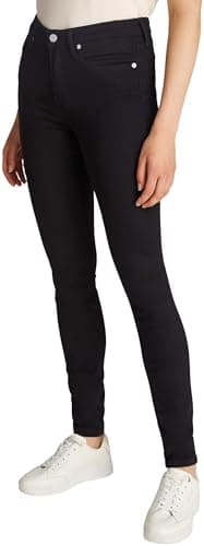 Tommy Hilfiger Damen Jeans Hose Como Skinny Fit, Schwarz (Black), 30W/28L