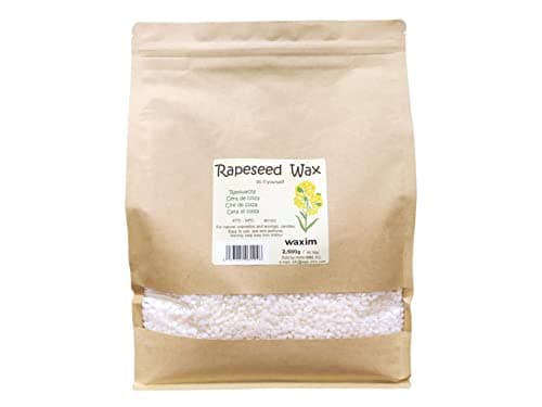 WAXIM. Rapswachs für umweltfreundliche Kerzen 2500 g in Perlen. Kerzenwachs Raps, veganes wachs raps, kerzenhertsellung, bio-wachs. Wachs für DIY. Bio Öko Vegan