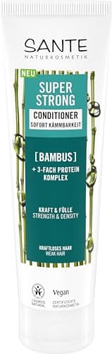 SANTE Naturkosmetik Super Strong Conditioner - 150ml - Haarspülung für kraftloses Haar - mit Bio-Bambus Extrakt & 3-Fach Protein Komplex - vegan & natürlich Bio Vegan