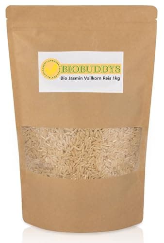 Bio Jasmin Vollkornreis 1kg – Reis für einen aromatischen Genuss mit Vollkornkraft Bio