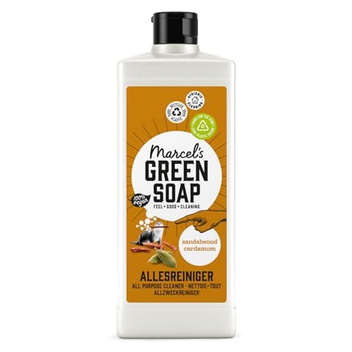 Marcel's Green Soap - Allzweckreiniger Sandelholz & Kardamom - Oberflächenreiniger - Umweltfreundlich - Vegan - 97% Biologisch abbaubar - 750 ml Bio Öko Vegan