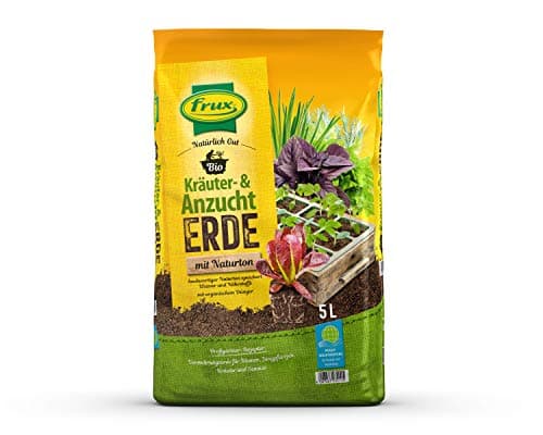 frux® Bio Kräuter- & Anzuchterde mit Naturton - 5 Liter Bio