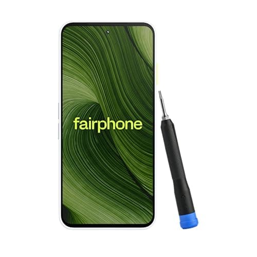 Fairphone Gen. 6 (reparierbares, nachhaltiges und langlebiges Smartphone (6,31"-Display, 50-MP-Dual-Kamera, 8GB/256GB, 4415 mAh, Android 15)) inkl. iFixit Schraubendreher Öko