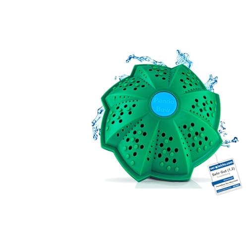 PandaBaw® Öko Waschball [NOTE: SEHR GUT] - Waschen ohne Waschmittel - Waschkugel für Waschmaschine - Bio Waschmittel Allergiker - Nachhaltige Produkte - 3in1 Wäscheball Set Bio Öko