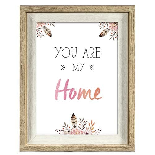 Hama Bilderrahmen 13x18 cm (Holzrahmen im Vintage Look, Stil Eiche, Fotorahmen zum Aufstellen) braun Öko