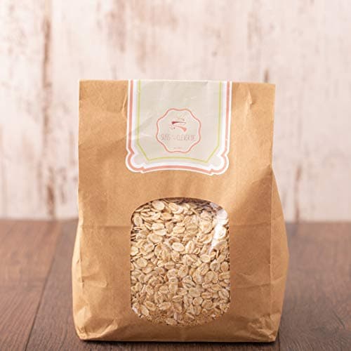 süssundclever.de® Bio Gerstenflocken | aus Österreich | 2,0 kg (2 x 1,0 kg) | plastikfrei und ökologisch-nachhaltig abgepackt Bio Öko