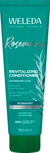 WELEDA Bio Rosmarin Revitalising Conditioner - Naturkosmetik Haarpflege Spülung mit Jojobaöl, Rosmarinöl & Arginin für natürlichen Glanz & Volumen. Haarspülung ohne Silikone & Sulfate (vegan, 150ml) Bio Vegan