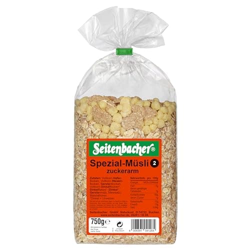Seitenbacher Spezial Müsli 2 I mit Maisbällchen I Vollkorngetreide I ohne zugesetzes Zucker I ohne zugesetztes Fett I ohne Rosinen I (3 x 750 g) Vegan