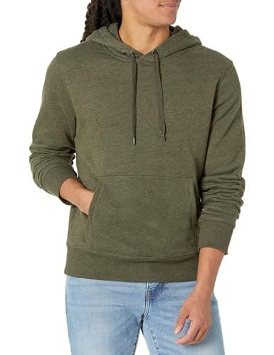 Amazon Essentials Herren Pullover-Sweatshirt Mit Kapuze, In Groß Und Schwer Erhältlich, Olivenheide, L