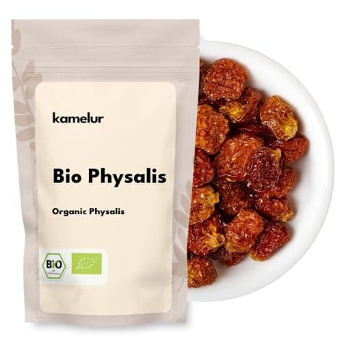 Kamelur 1kg BIO Physalis getrocknet - sonnengereifte Trockenfrüchte in bester Bio-Qualität, ungeschwefelt und ungezuckert Bio