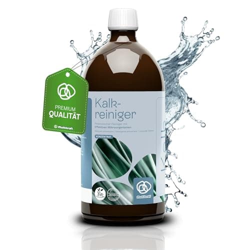 eMC Kalkreiniger - Probiotische Reinigungslösung gegen hartnäckige Kalkablagerungen, schafft langanhaltenden Schutz, fördert ein gesundes Raumklima & beseitigt schlechte Gerüche effizient, 1 Liter Bio Öko