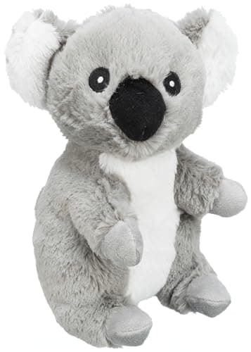 TRIXIE Koala Hundespielzeug Be Eco Elly aus recyceltem Plüsch - umweltfreundliches Stofftier für nachhaltiges Spielen - weicher Plüschkoala in grau, 21cm - Kuscheltier aus Recycling-Material - 34880 Öko