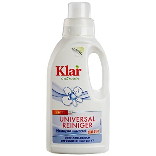 Klar eco Sensitive Universal Reiniger 500ml, ohne Duft, Konzentrat, Hygienische Sauberkeit, vegan Öko Vegan