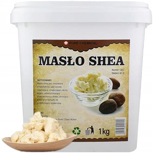 PURE CHEMICAL - Sheabutter Unraffiniert Bio - Körperbutter für alle Hauttypen - Shea butter für kosmetik - Body Butter - für Gesicht, Körper & Hände - Trockene Haut - Pflegend - Feuchtigkeitsspendend Bio