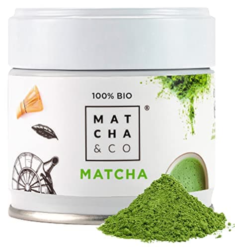 Matcha Tee 100% Bio 30g [Zeremoniengrad], Bio-Grünteepulver aus Japan. Bio Öko
