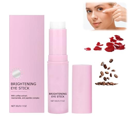 Augencreme Stick - Eye Balm mit Koffein, Augencreme gegen Falten und Augenringe, Straffender Augenpflege Stick mit Peptiden und Niacinamid für Männer und Frauen (1)