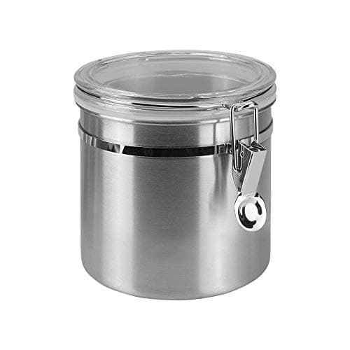 Metaltex 185311010 Vorratsdose 1,0L Inox, Silber
