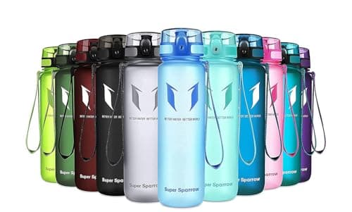 Super Sparrow Trinkflasche - Tritan Wasserflasche - 750ml - BPA-frei - Ideale Sportflasche - Sport, Wasser, Fahrrad, Fitness, Uni, Outdoor - Leicht, Nachhaltig Öko