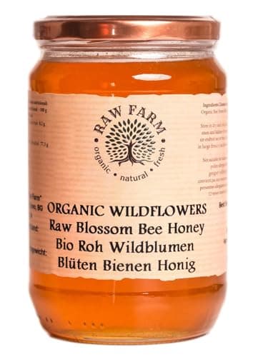 900g roher Bio-Wildblumenhonig, direkt vom Imker - Raw Farm Bio