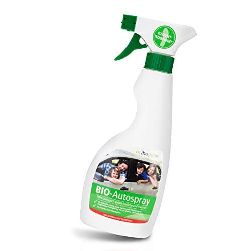 Orthoganic Polsterreiniger - 500ml - Fleckenentferner für das Auto - Reinigungsspray für den Autoinnenraum - Polsterspray - Geruchsentferner fürs Auto - Polsterreiniger für Autositz und Teppich Bio Öko