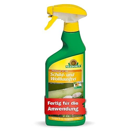 Neudorff Promanal AF Neu Schild- und Wolllausfrei – Bekämpft Schild- und Wollläuse sowie Spinnmilben an hartlaubigen Zierpflanzen wie z.B. Oleander und Olive, 500 ml Bio Öko