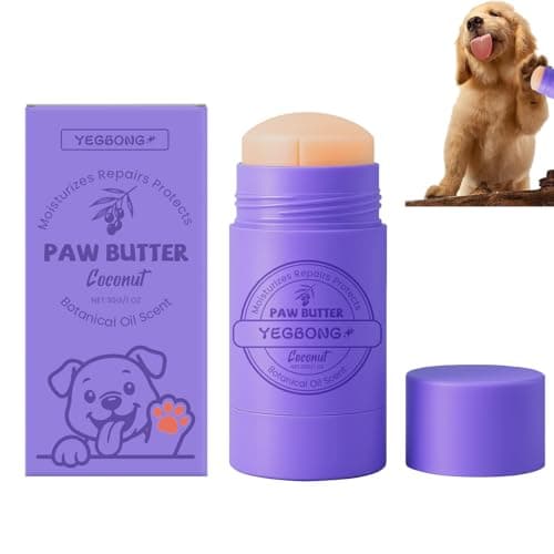 Pfotenbalsam Stick für Hund Katze, Natürlicher Balsam für Pfotenpflege 30g, Natürlich gegen trockene rissige Pfoten, Die ideale Wahl für den Schutz der Pfoten Ihres Hundes im Sommer und Winter